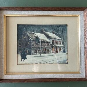 Winter Scene Framed Art
